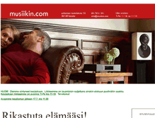 Tablet Screenshot of musiikin.com